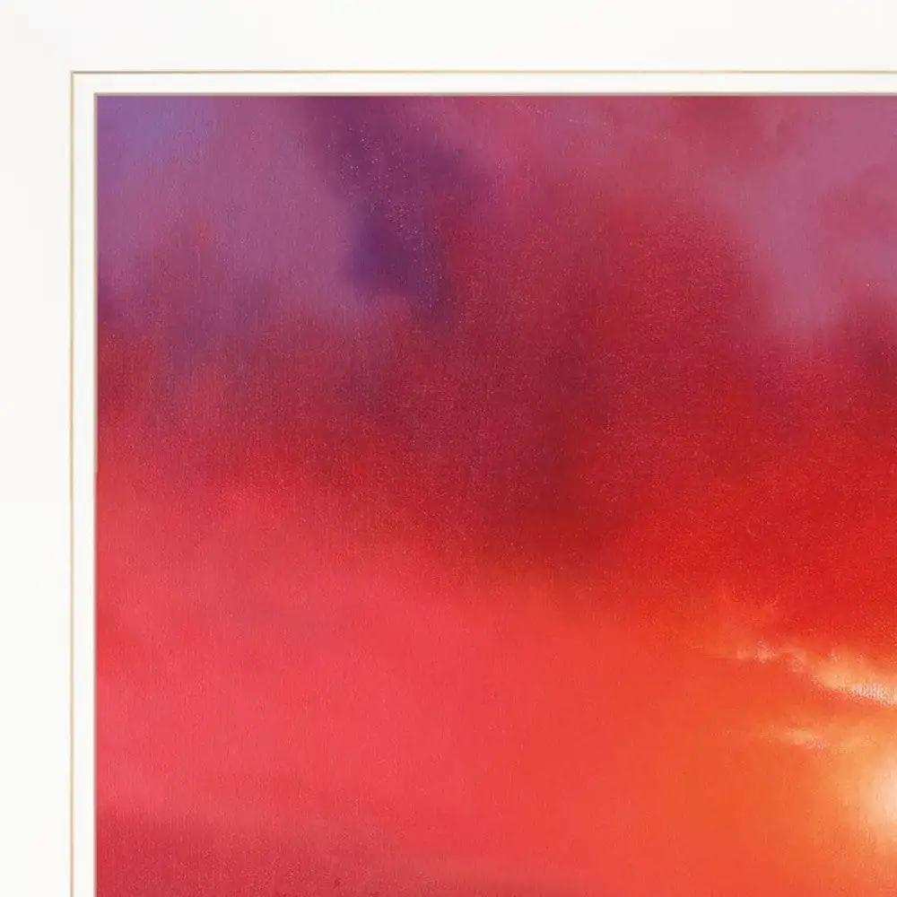 Set Of Two Sunset White Framed Print Wall Art - Homeroots - Flyclothing LLC