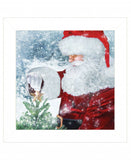 Santas Tree Star 1 White Framed Print Wall Art - Homeroots - Flyclothing LLC