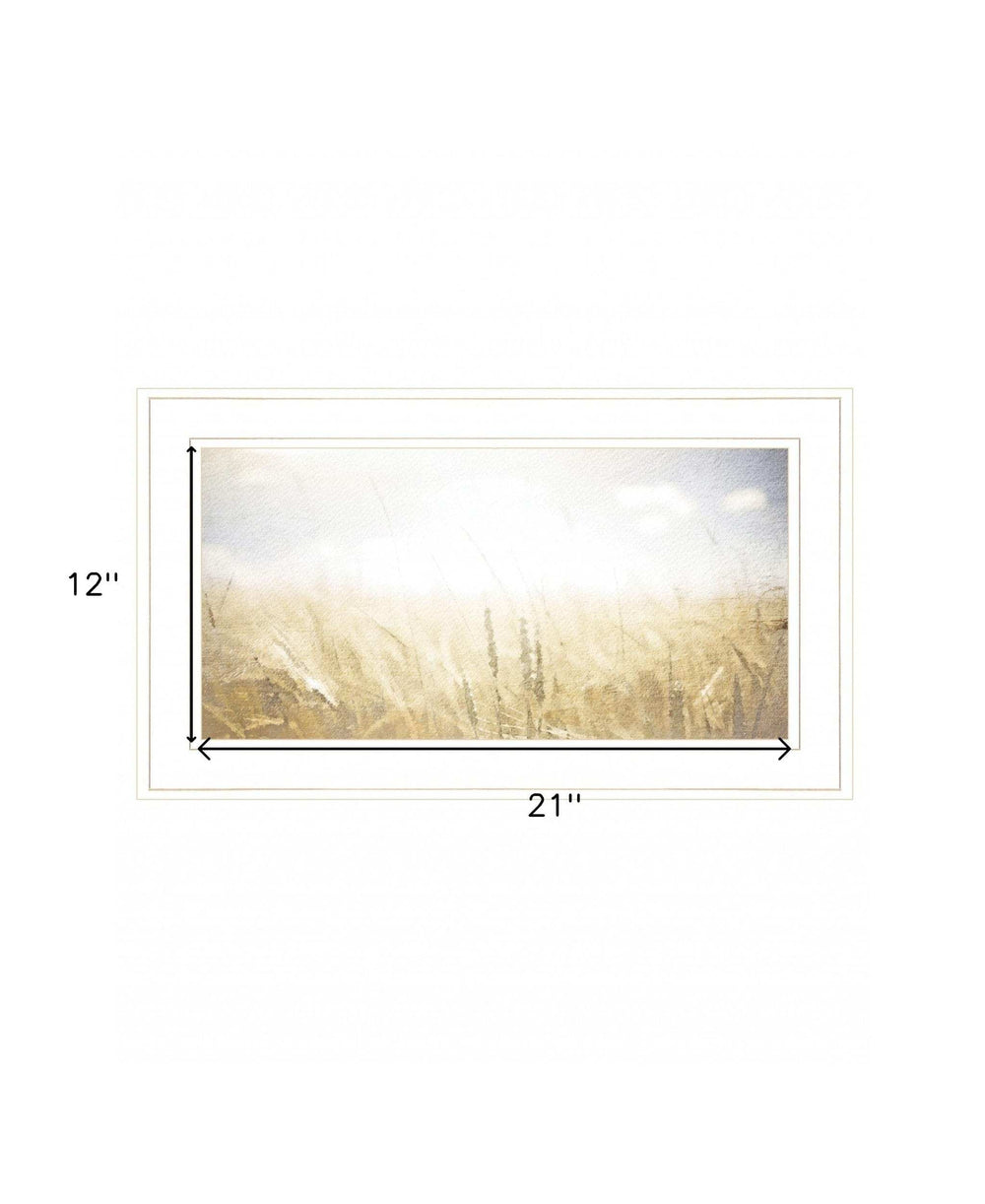 Fields of Gold 1 White Framed Print Wall Art - Homeroots - Flyclothing LLC