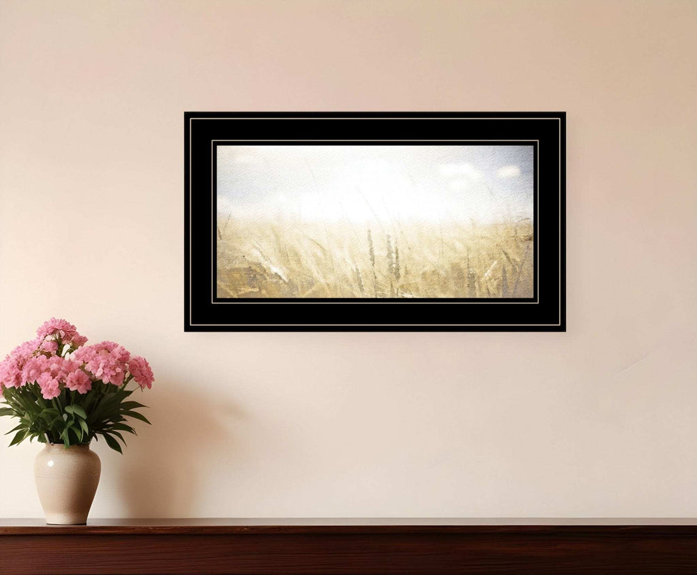Fields of Gold 2 Black Framed Print Wall Art - Homeroots - Flyclothing LLC