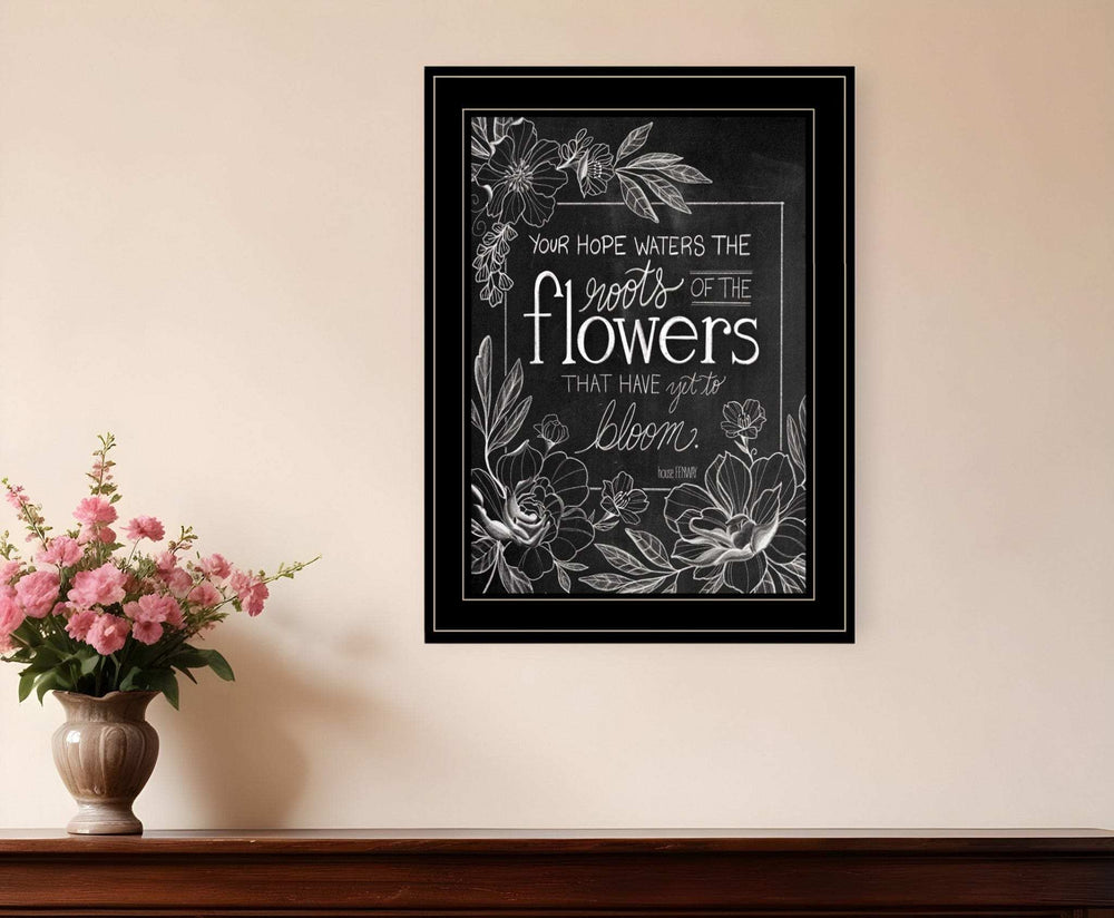 Yet to Bloom 1 Black Framed Print Wall Art - Homeroots - Flyclothing LLC