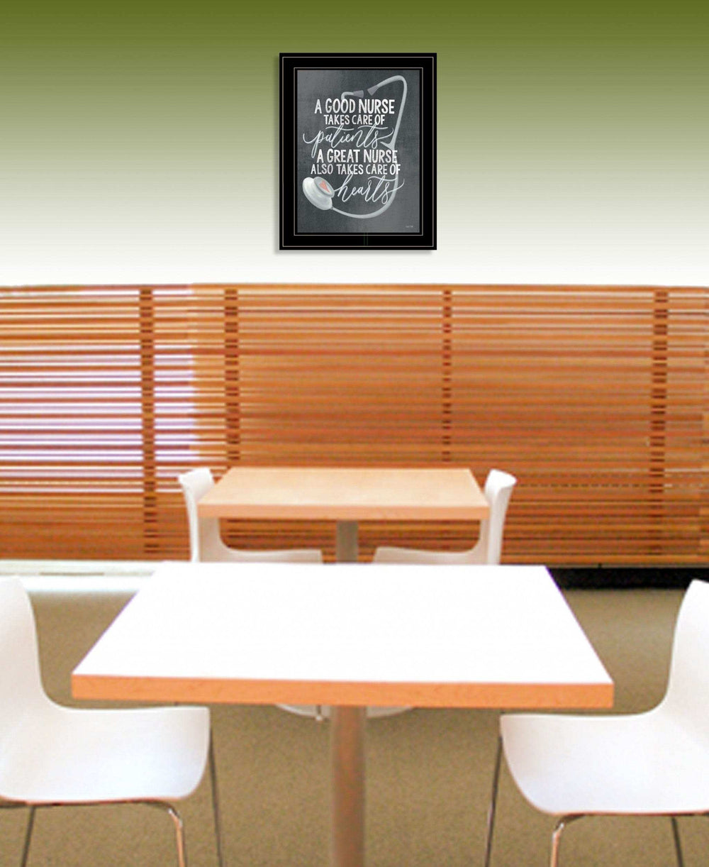A Nurses Heart 2 Black Framed Print Wall Art - Homeroots - Flyclothing LLC