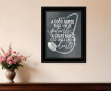 A Nurses Heart 2 Black Framed Print Wall Art - Homeroots - Flyclothing LLC