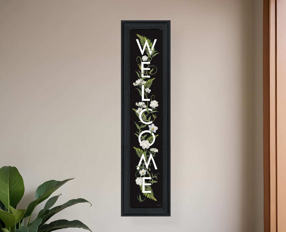 Welcome Sign I 2 Black Framed Print Wall Art - Homeroots - Flyclothing LLC