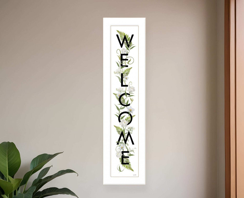 Welcome Sign II 1 White Framed Print Wall Art - Homeroots - Flyclothing LLC
