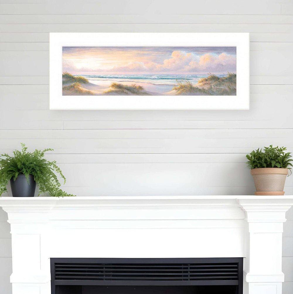 Seascape II 1 White Framed Print Wall Art - Homeroots - Flyclothing LLC