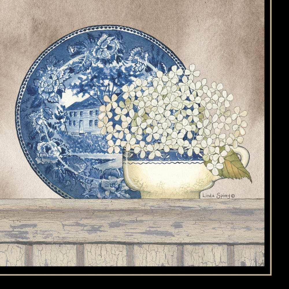 Farmhouse Blues I 2 Black Framed Print Wall Art - Homeroots - Flyclothing LLC