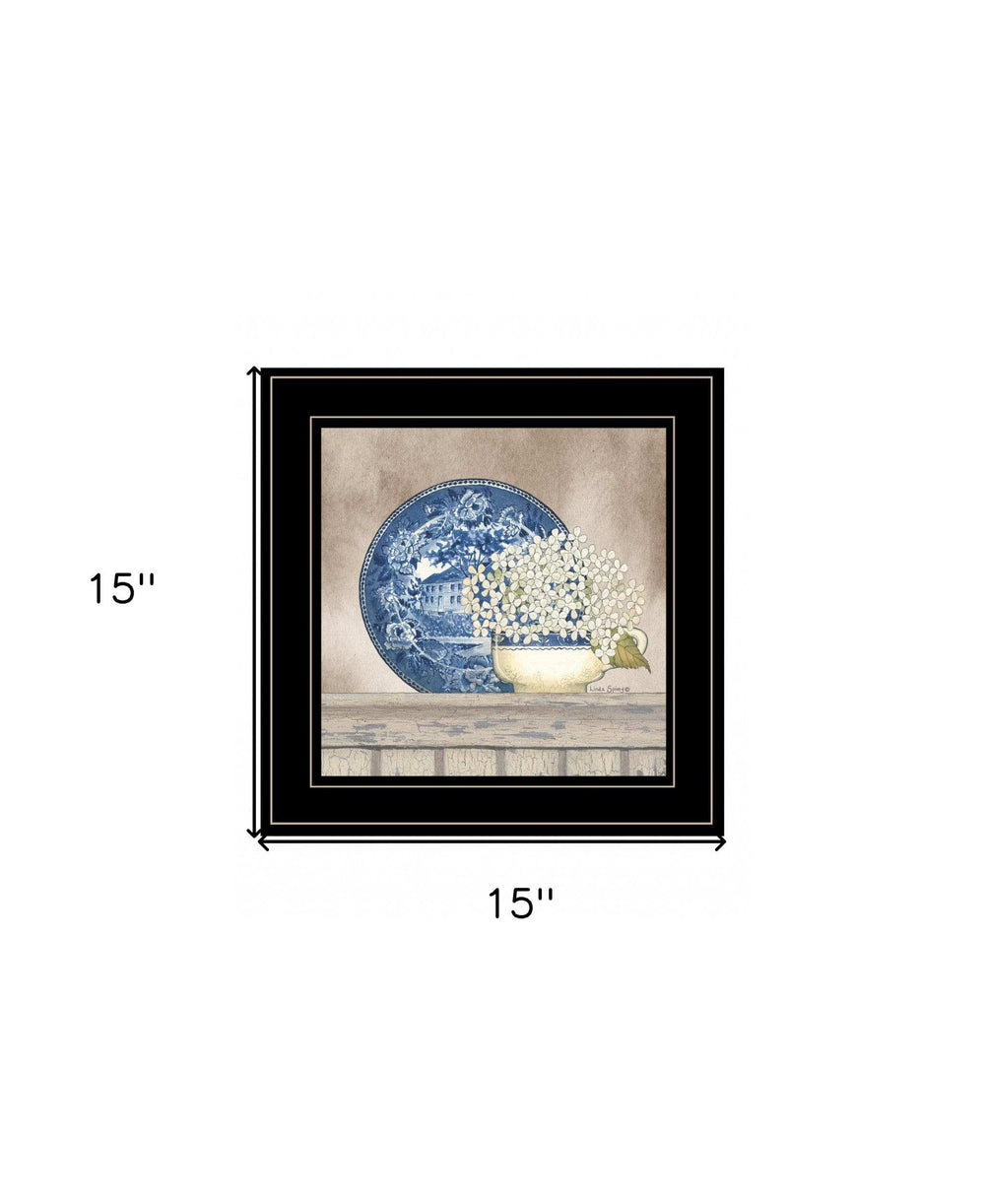 Farmhouse Blues I 2 Black Framed Print Wall Art - Homeroots - Flyclothing LLC