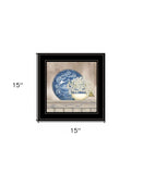 Farmhouse Blues I 2 Black Framed Print Wall Art - Homeroots - Flyclothing LLC