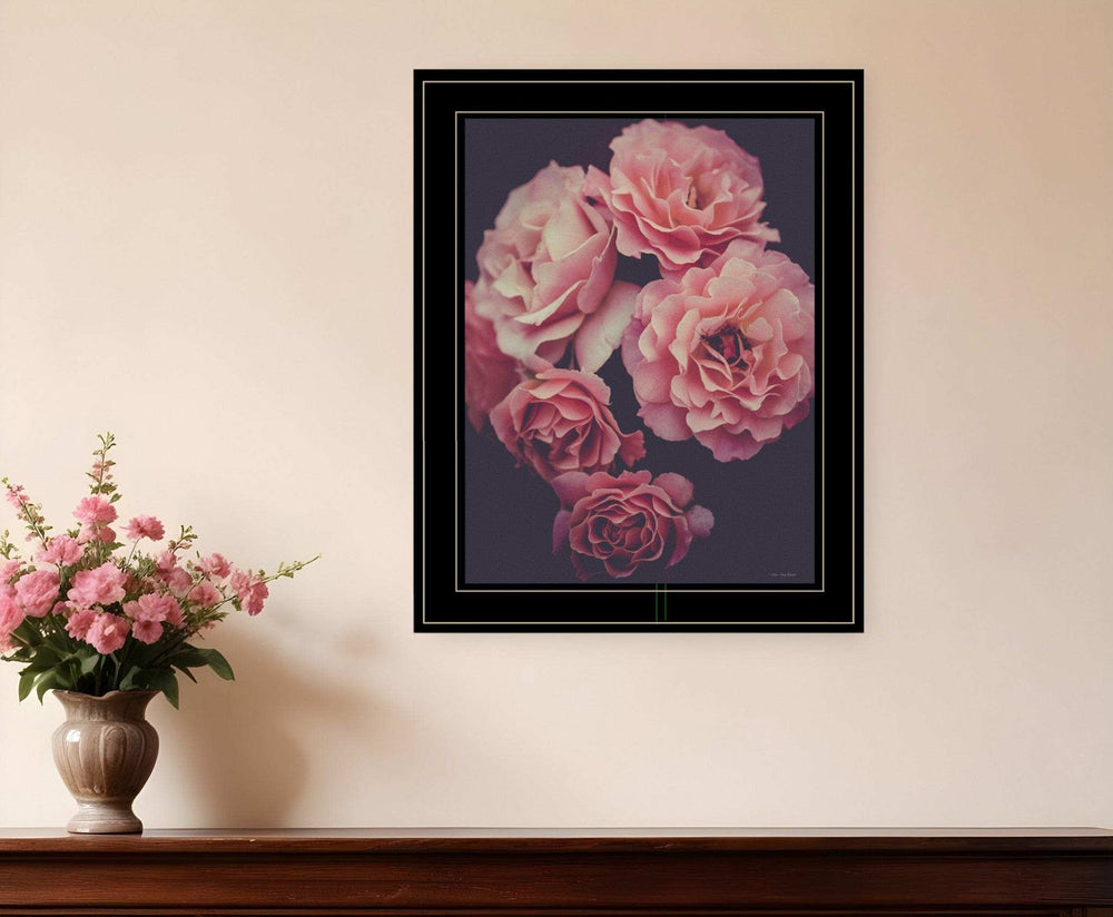 Dreamy Rose 2 Black Framed Print Wall Art - Homeroots - Flyclothing LLC