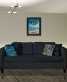 Threes Company 1 Black Framed Print Wall Art - Homeroots - Flyclothing LLC