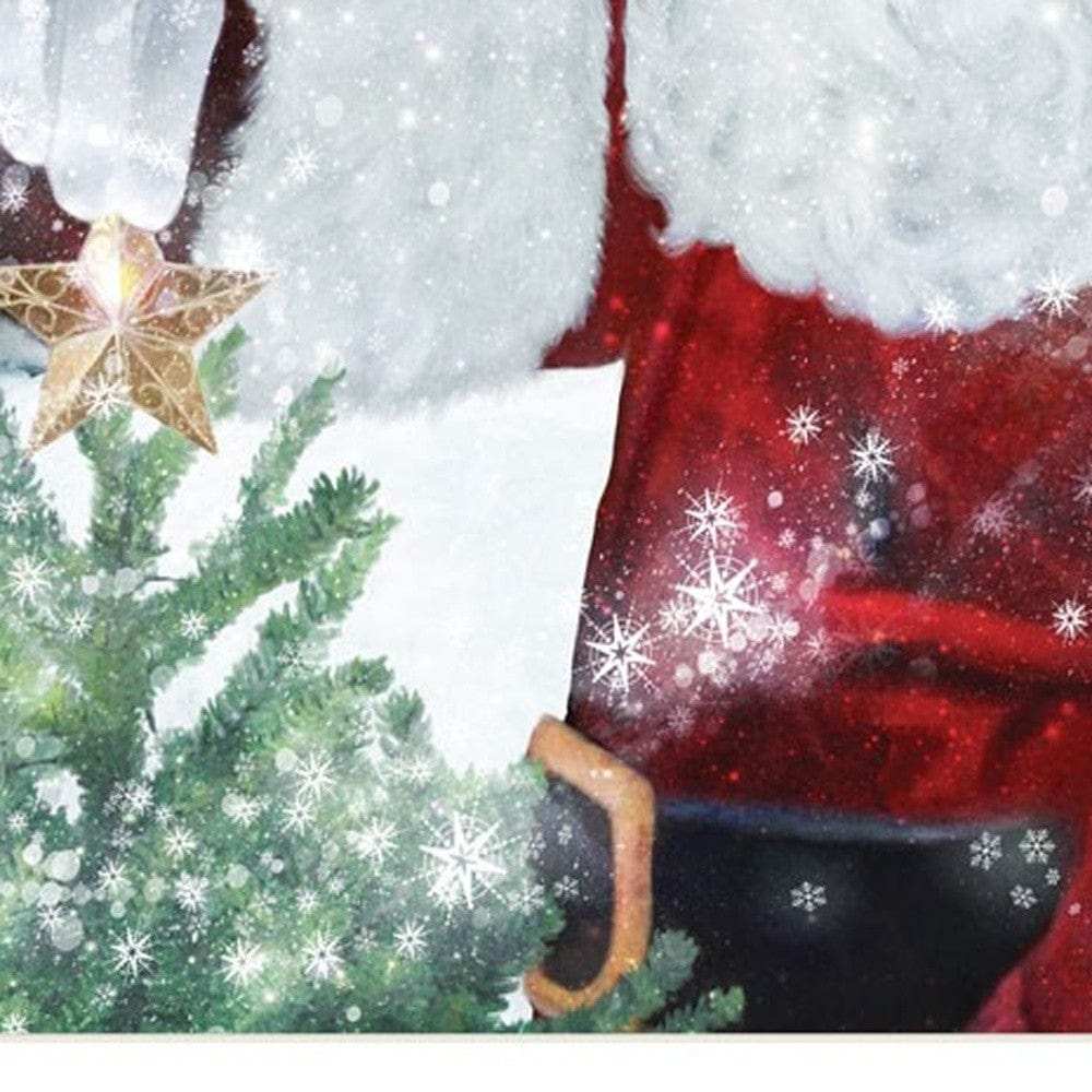 Set Of Two Santas Blessings 5 White Framed Print Wall Art - Homeroots - Flyclothing LLC