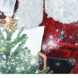 Set Of Two Santas Blessings 5 White Framed Print Wall Art - Homeroots - Flyclothing LLC