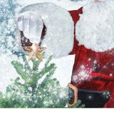 Set Of Two Santas Blessings 5 White Framed Print Wall Art - Homeroots - Flyclothing LLC