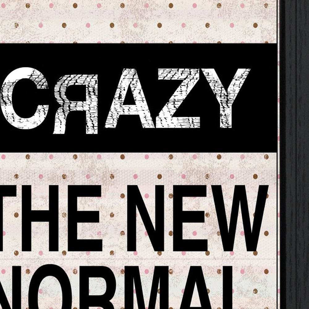 Set Of Two The New Normal Black Framed Print Wall Art - Homeroots - Flyclothing LLC