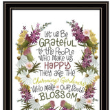 Set Of Two Flowers Make Us Laugh Black Framed Print Wall Art - Homeroots - Flyclothing LLC