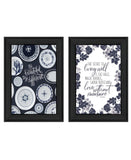 Set Of Two The Secret Beauty Black Framed Print Wall Art - Homeroots - Flyclothing LLC
