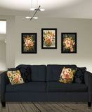 Set Of Three Romantic Autumn Black Framed Print Wall Art - Homeroots - Flyclothing LLC