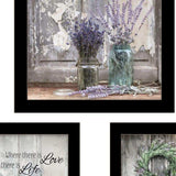 Set Of Three Abundance of Beauty Black Framed Print Wall Art - Homeroots - Flyclothing LLC