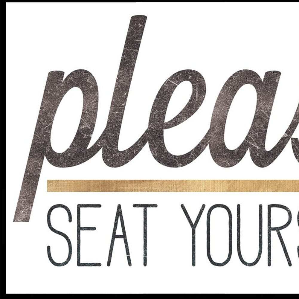 Set Of Two Text Me If You Run Out of Toilet Paper While Seated Black Framed Print Wall Art - Homeroots - Flyclothing LLC