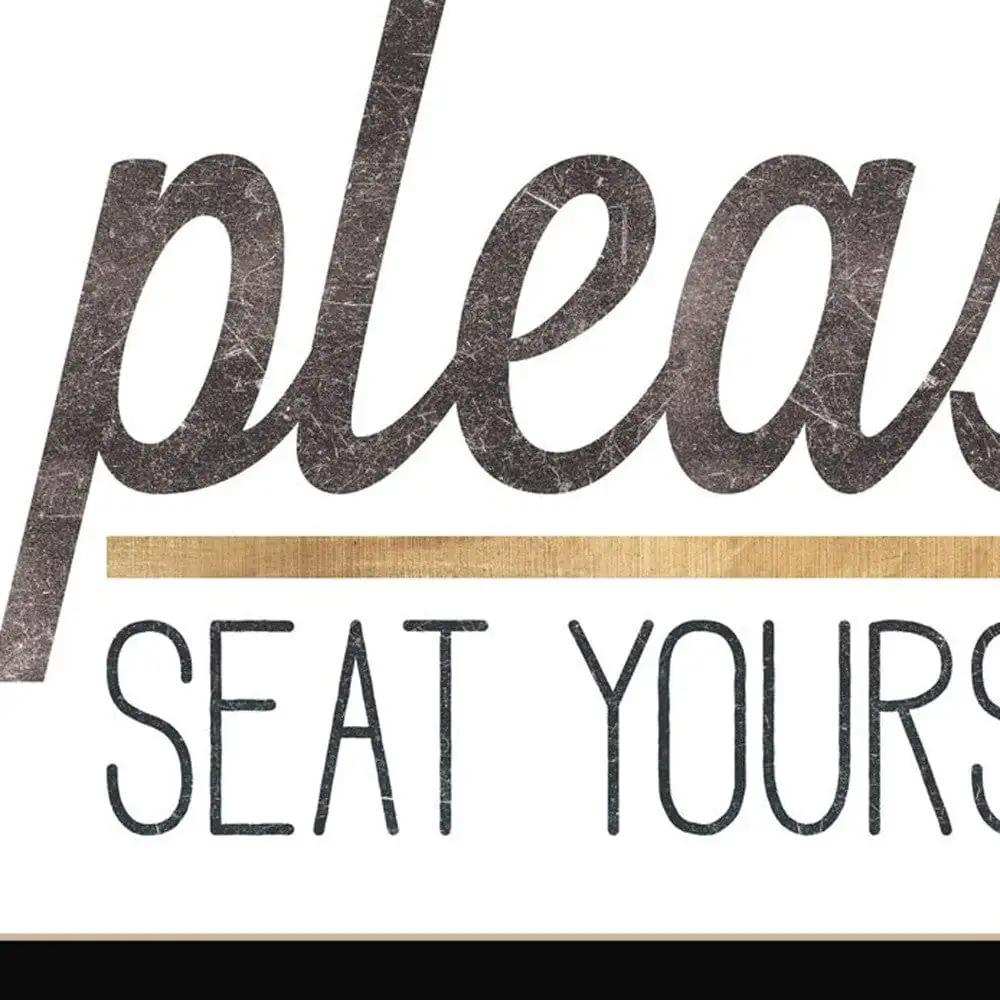 Set Of Two Text Me If You Run Out of Toilet Paper While Seated Black Framed Print Wall Art - Homeroots - Flyclothing LLC