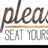 Set Of Two Text Me If You Run Out of Toilet Paper While Seated Black Framed Print Wall Art - Homeroots - Flyclothing LLC