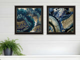 Set Of Two Geode Reef Pleasure 2 Black Framed Print Wall Art - Homeroots - Flyclothing LLC