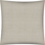 17" X 17" Natural Brown Blown Seam Solid Color Throw Indoor Outdoor Pillow - Homeroots