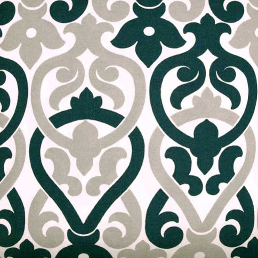 17" X 17" Navy Blue And White Zippered Trellis Throw Indoor Outdoor Pillow - Homeroots