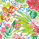 17" X 17" White And Green Zippered Floral Throw Indoor Outdoor Pillow - Homeroots - Flyclothing LLC