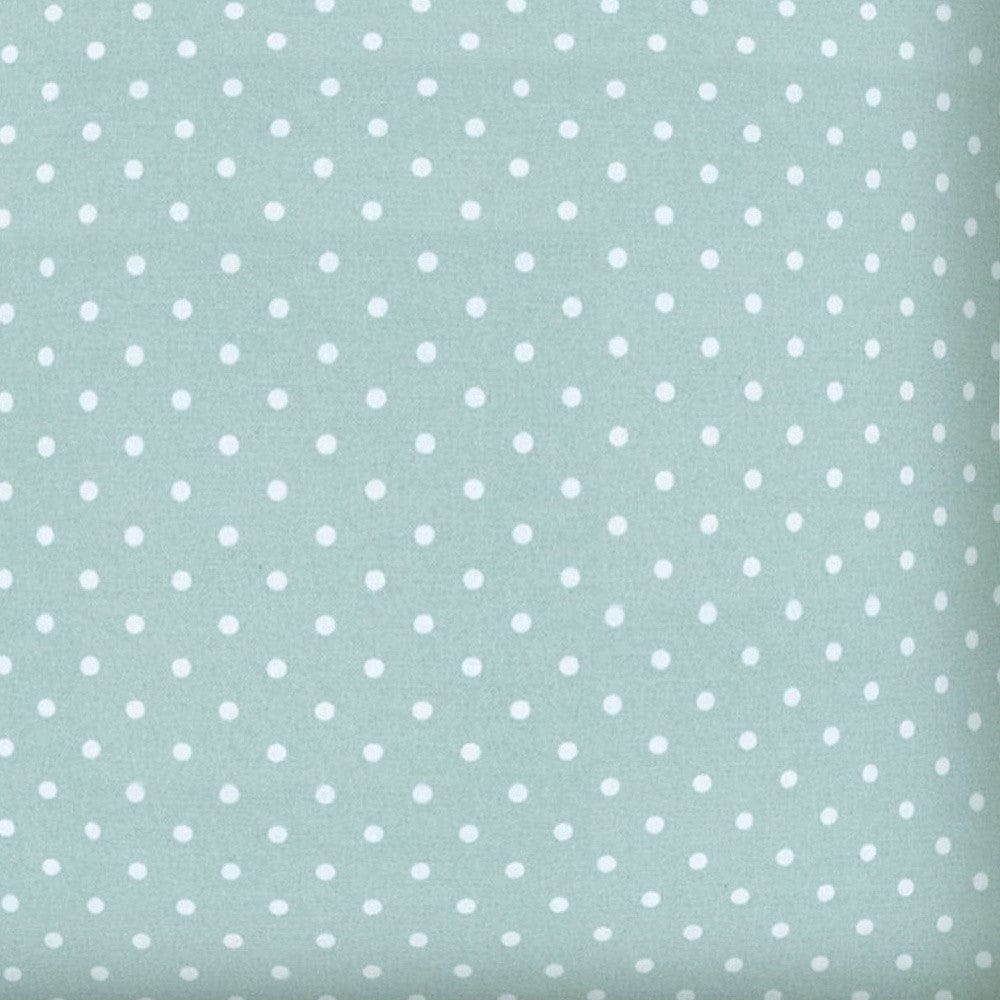 17" X 17" Seafoam And White Zippered Polka Dots Throw Indoor Outdoor Pillow - Homeroots - Flyclothing LLC