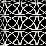 17" X 17" Black And White Zippered Interlocking Throw Indoor Outdoor Pillow - Homeroots