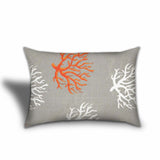 Set Of Three 18" X 18" Gray And White Blown Seam Floral Throw Indoor Outdoor Pillow - Homeroots - Flyclothing LLC