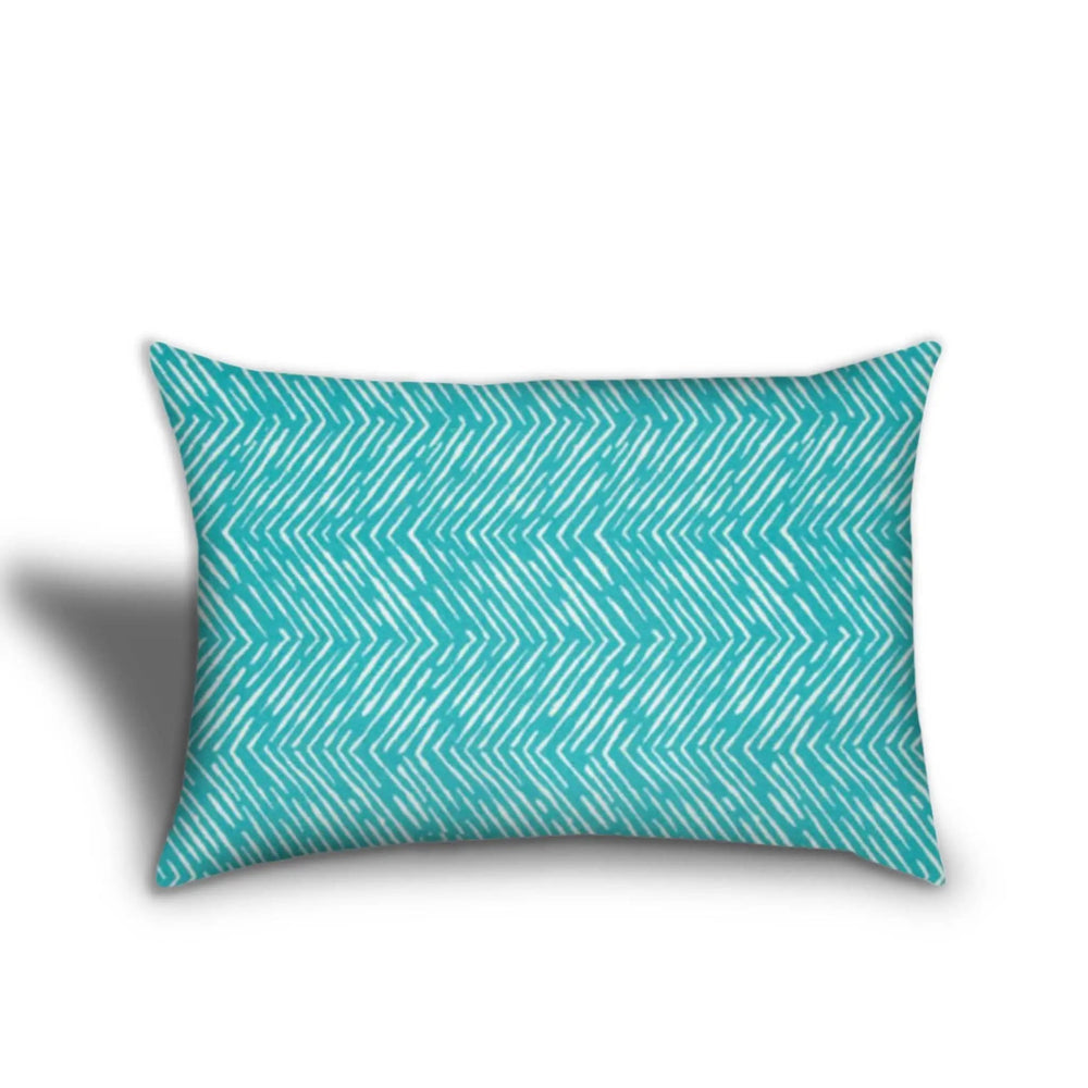 18" X 18" Ocean Blue And White Corals Zippered Coastal Throw Indoor Outdoor Pillow - Homeroots - Flyclothing LLC