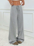 Tied Striped Wide Leg Pants - Trendsi - Flyclothing LLC