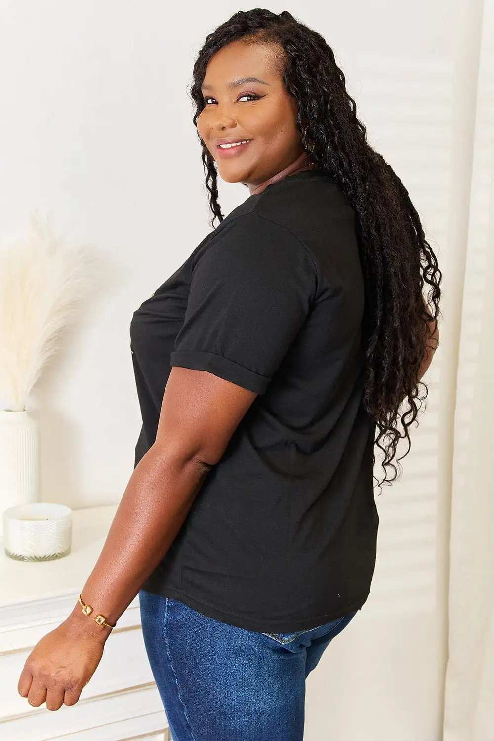 Simply Love WIFE MOM BOSS Leopard Graphic T-Shirt - Trendsi - Flyclothing LLC