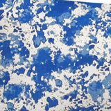 12" X 48" Blue And White Enveloped Indoor Outdoor Lumbar Pillow - Homeroots