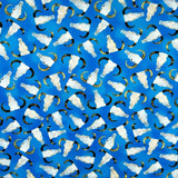 Rockmount Ranch Ware Steer Skull Western Cotton Bandana in Blue - Rockmount Clothing - Flyclothing LLC