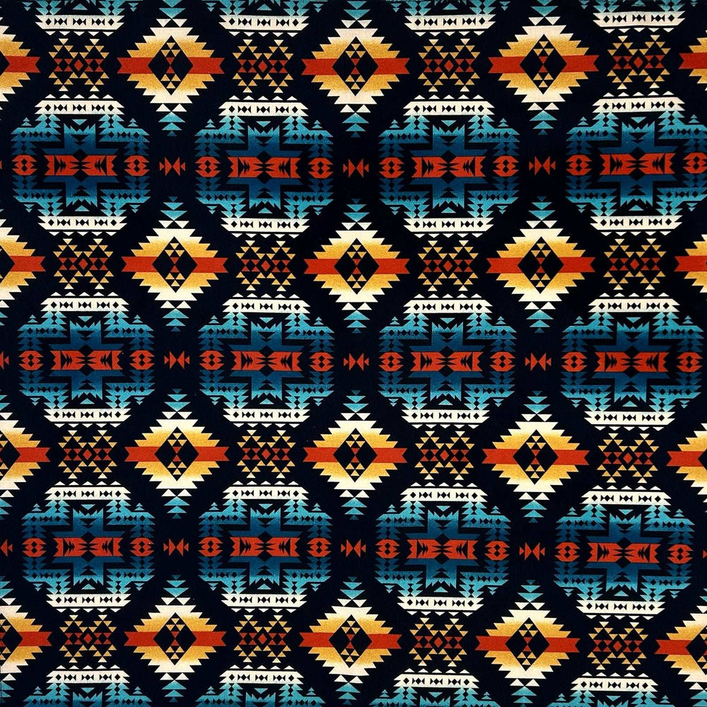 Rockmount Ranch Ware Native Western Cotton Bandana in Navy - Rockmount Clothing - Flyclothing LLC