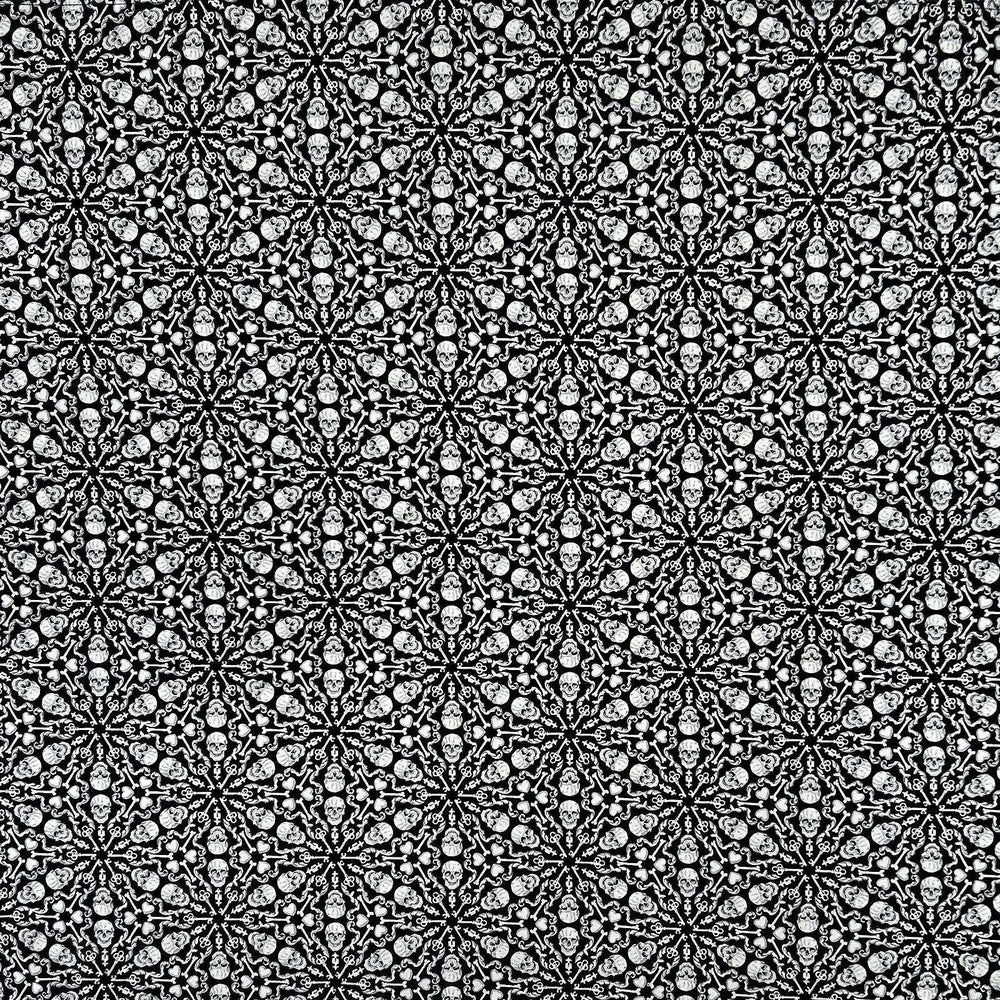 Rockmount Ranch Ware Cowboy Skulls & Keys Western Cotton Bandana in Black - Rockmount Clothing - Flyclothing LLC