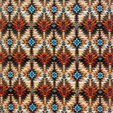 Rockmount Ranch Ware Native Print Western Cotton Bandana in Brown & Rust - Rockmount Clothing - Flyclothing LLC