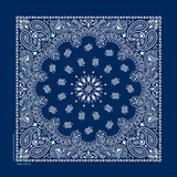 Rockmount Ranch Ware Paisley Western Cotton Bandana in Navy - Rockmount Clothing - Flyclothing LLC