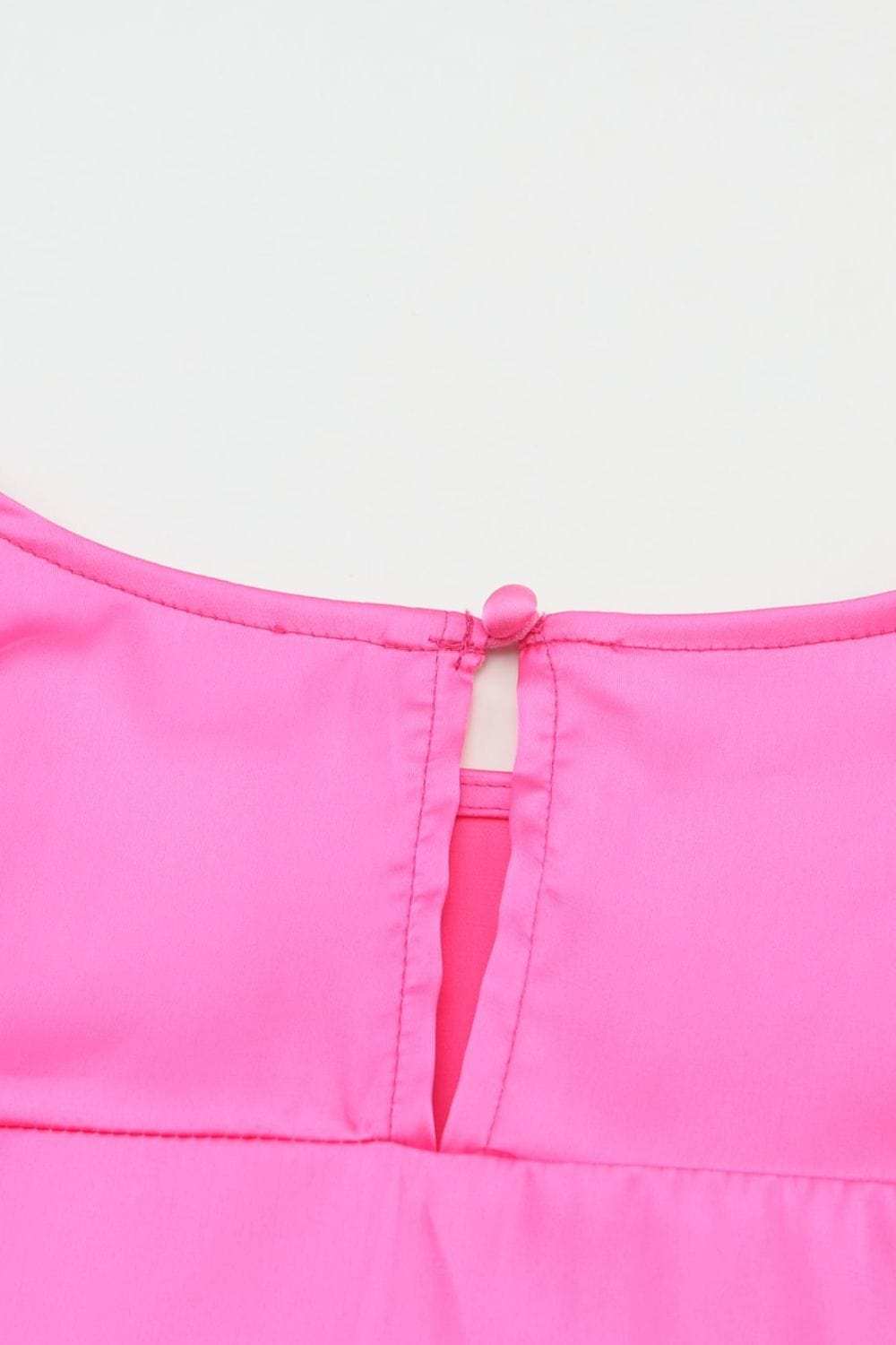 Round Neck Long Sleeve Blouse - Trendsi - Flyclothing LLC