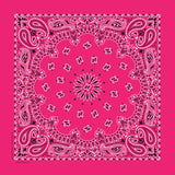 Rockmount Ranch Ware Paisley Western Cotton Bandana in Fuchsia - Rockmount Clothing - Flyclothing LLC