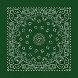 Rockmount Ranch Ware Paisley Western Cotton Bandana in Green - Rockmount Clothing - Flyclothing LLC