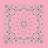 Rockmount Ranch Ware Paisley Western Cotton Bandana in Light Pink - Rockmount Clothing - Flyclothing LLC