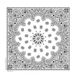 Rockmount Ranch Ware Paisley Western Cotton Bandana in White - Rockmount Clothing - Flyclothing LLC