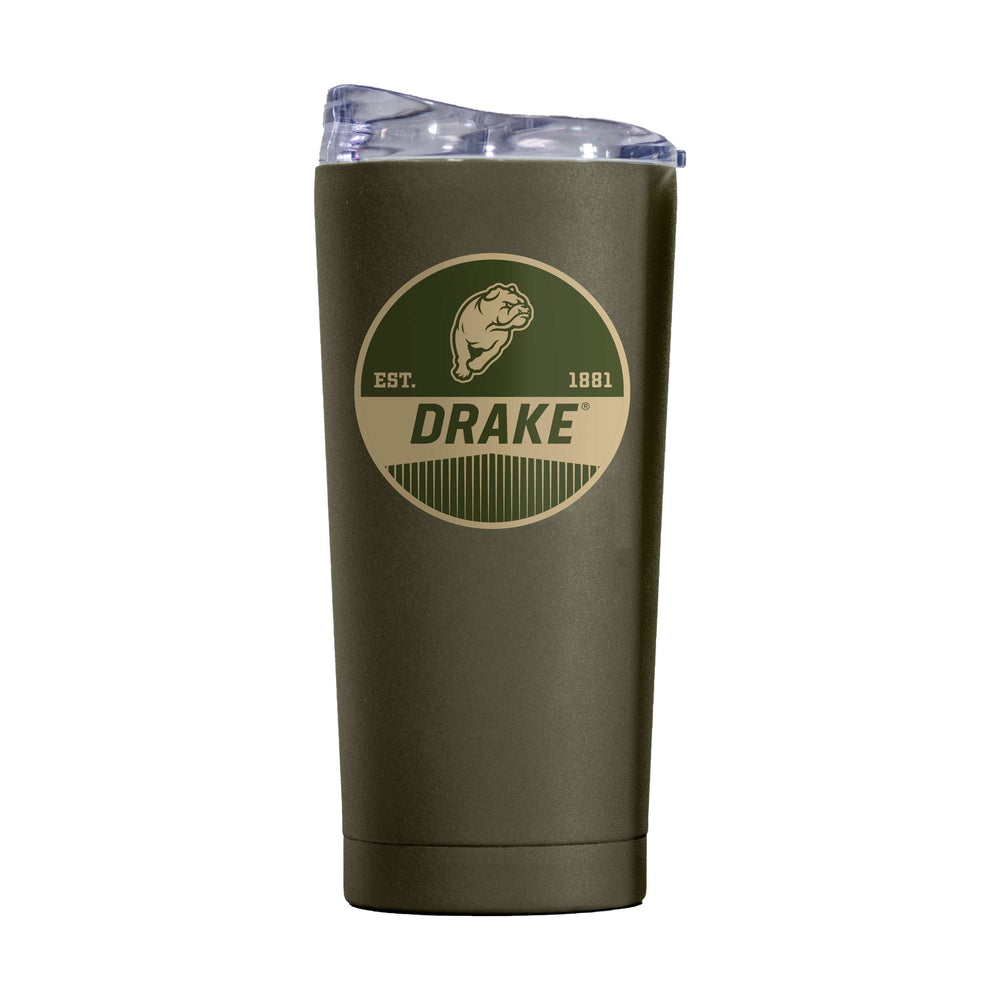 Drake 20oz Olive Badge Powder Coat Tumbler - Logo Brands - Flyclothing LLC