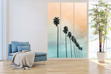Tropical Palm Trees Room Three Panel Divider Screen - Homeroots - Flyclothing LLC