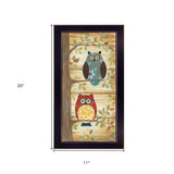 Two Wise Owls Black Framed Print Wall Art - Homeroots - Flyclothing LLC